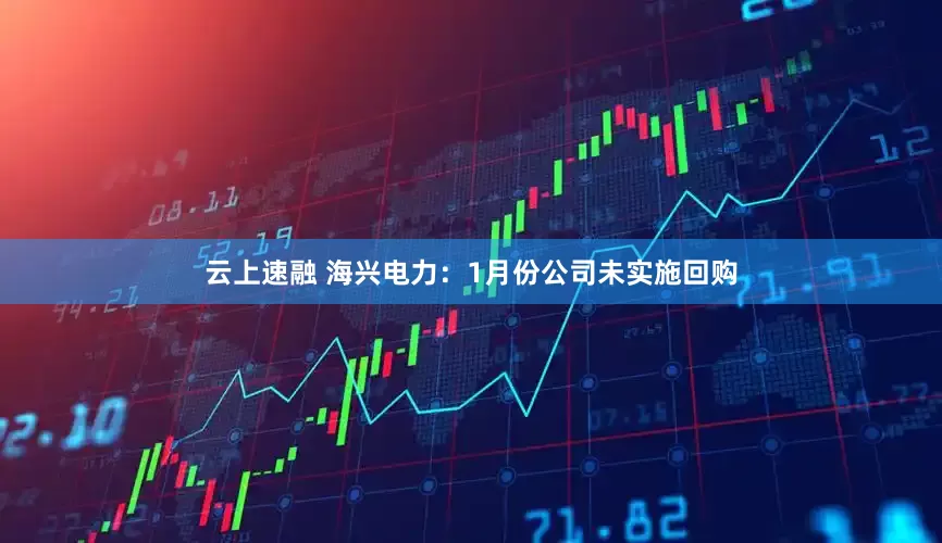 云上速融 海兴电力：1月份公司未实施回购